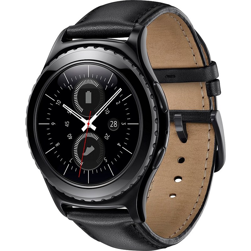 Samsung Gear S2 Classic Smartwatch, Tizen, 3,05 cm (1,2 Zoll) Super AMOLED-Touchscreen Display