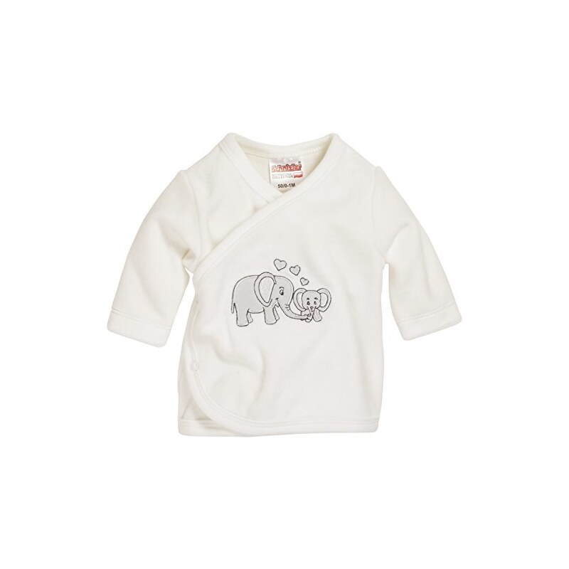 Schnizler Unisex Baby Hemd Wickelshirt, Flügelhemd, Erstlingshemd Nicki Langarm, Oeko Tex Standard 100