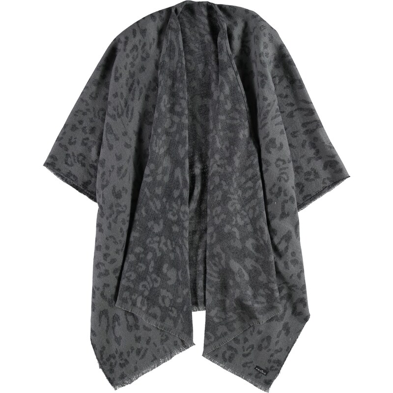 FRAAS Poncho mit Tierfelldesign