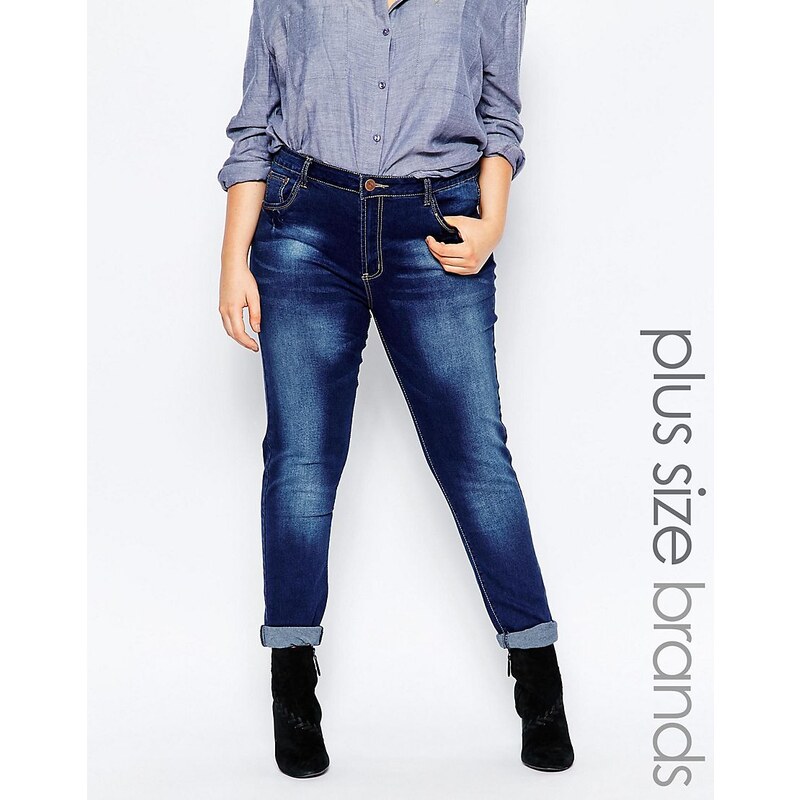 Praslin - Plus - Enge Jeans - Blau