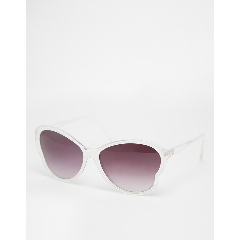 Jeepers Peepers - Sonnenbrille in Schmetterlingsform - Weiß