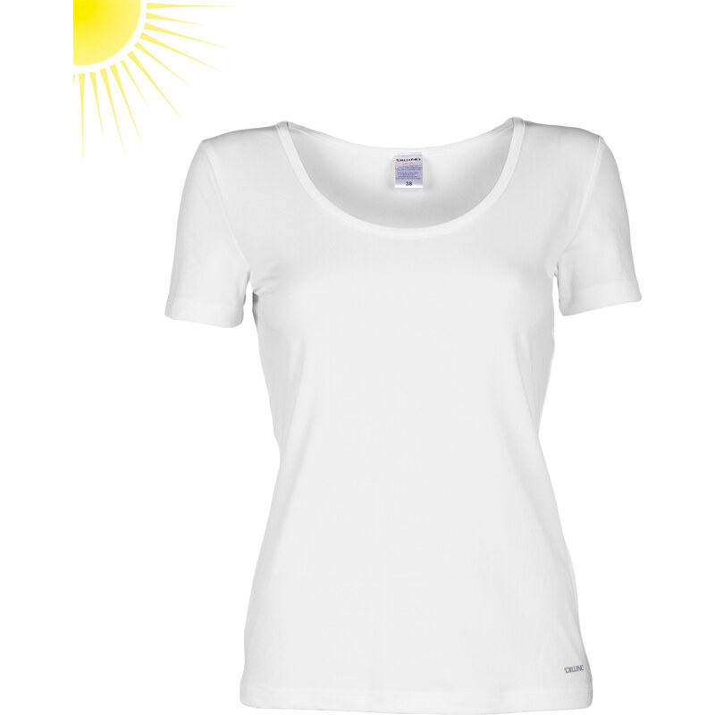 Dilling UV-Schutz T-Shirt für Damen weiß - Rundausschnitt