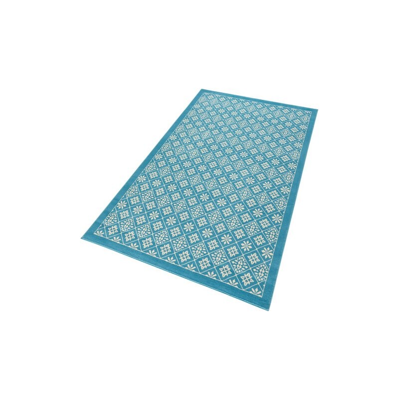 Teppich Tile gewebt HANSE HOME blau 2 (B/L: 80x150 cm),3 (B/L: 120x170 cm),4 (B/L: 160x230 cm),6 (B/L: 200x290 cm)