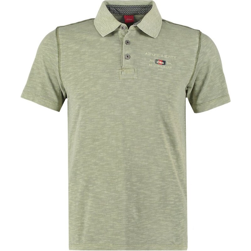 s.Oliver SLIM FIT Poloshirt fade olive