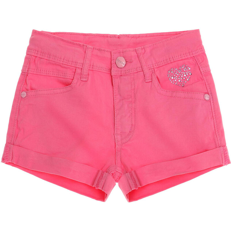 LamaLoLi Shorts pink in Größe 104 für Mädchen aus 98% Baumwolle 2% Elastan