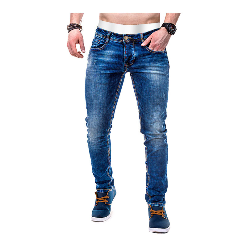 Lesara Slim Fit-Jeans Stone-Washed - 30