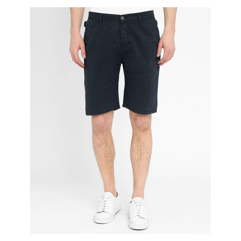 THE KOOPLES SPORT Marineblaue Chino-Shorts aus Baumwolle