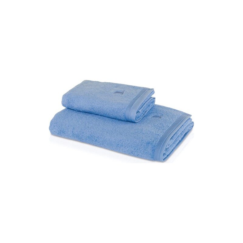 MÖVE Handtuch Superwuschel in flauschiger Qualität blau 1x 50x100 cm