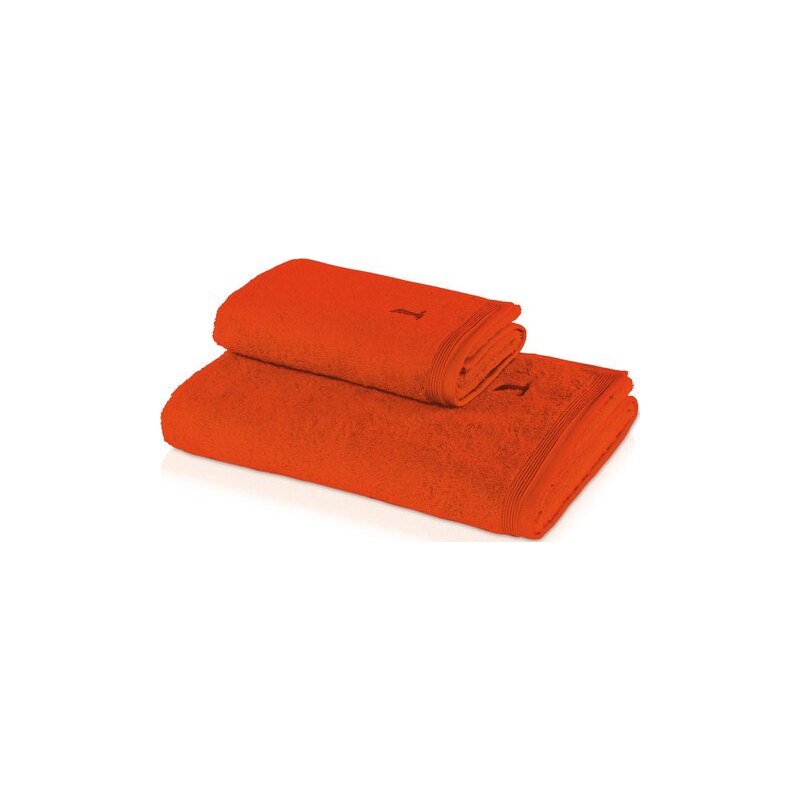 MÖVE Handtuch Superwuschel in flauschiger Qualität orange 1x 50x100 cm