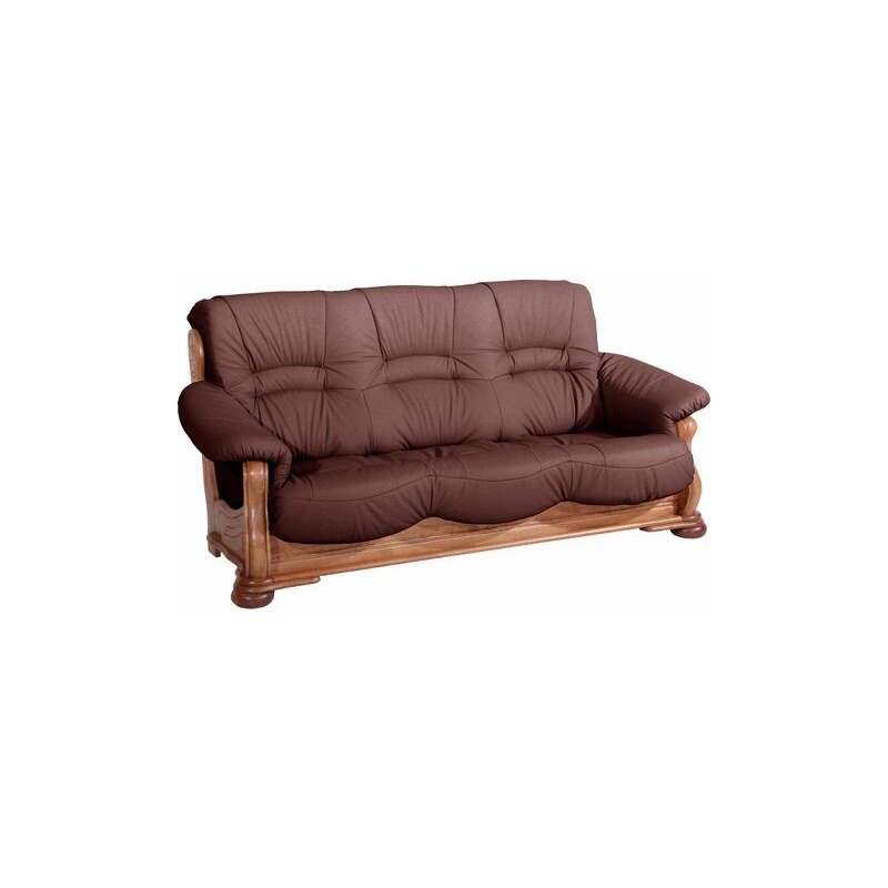 3-Sitzer Sofa Texas mit dekorativem Holzgestell Breite 202 cm MAX WINZER 150 (=beige),151 (=braun),153 (=burgund)