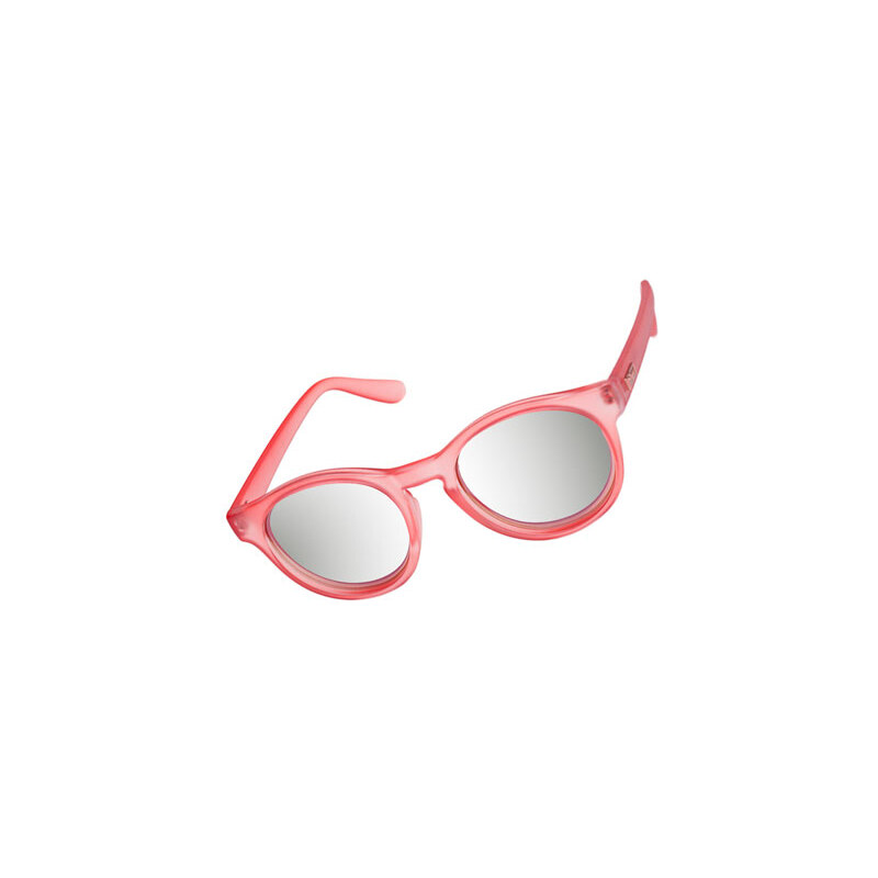 Le Specs Hey Macarena Sonnenbrille matte rose/silver