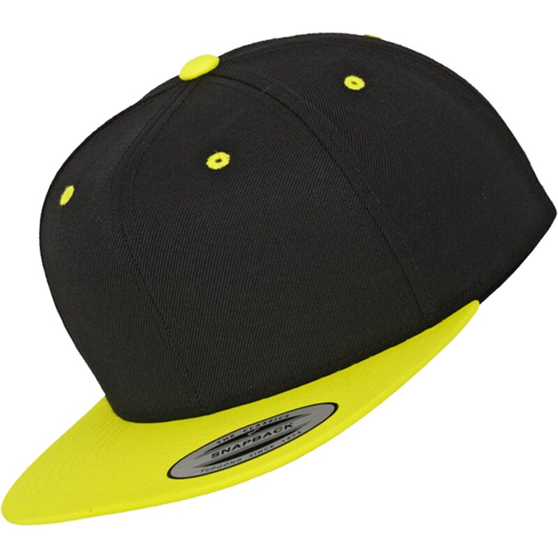 Flexfit Classic 2-Tone Snapback black/neon yellow