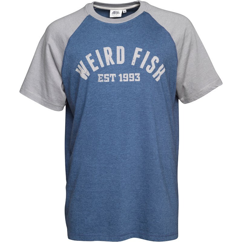 Weird Fish Herren Ying Ensign T-Shirt Blau