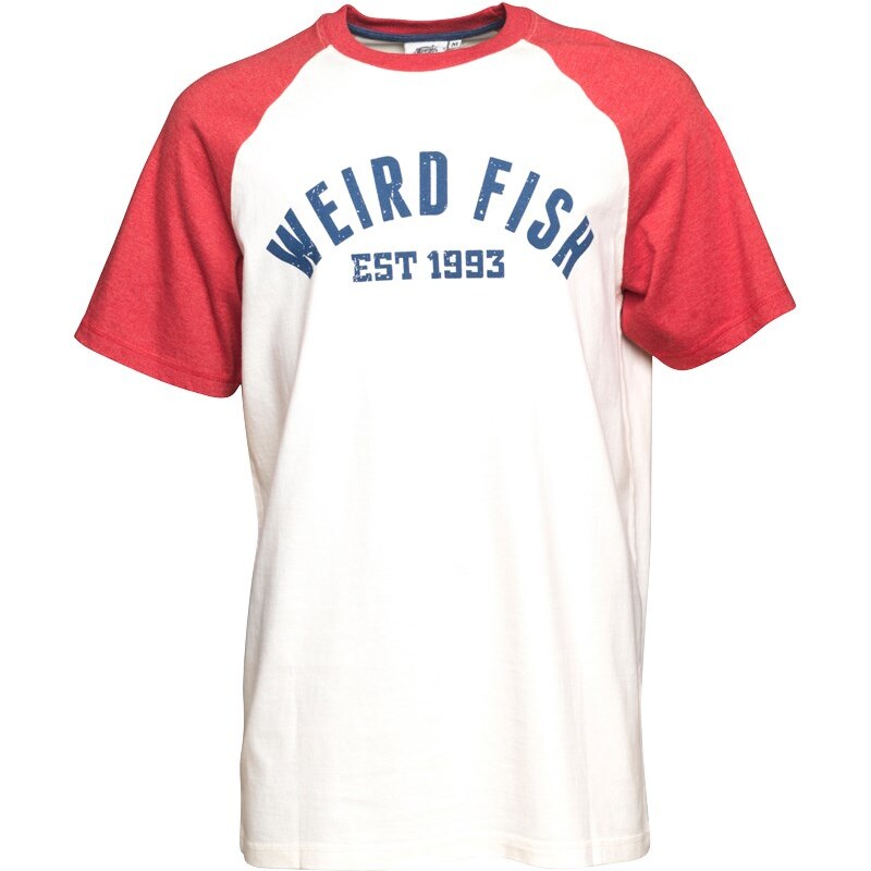 Weird Fish Herren Ying Baked Apple T-Shirt Ecru