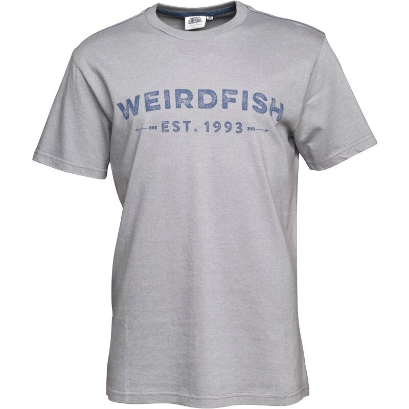 Weird Fish Herren Yang Frost T-Shirt Grau