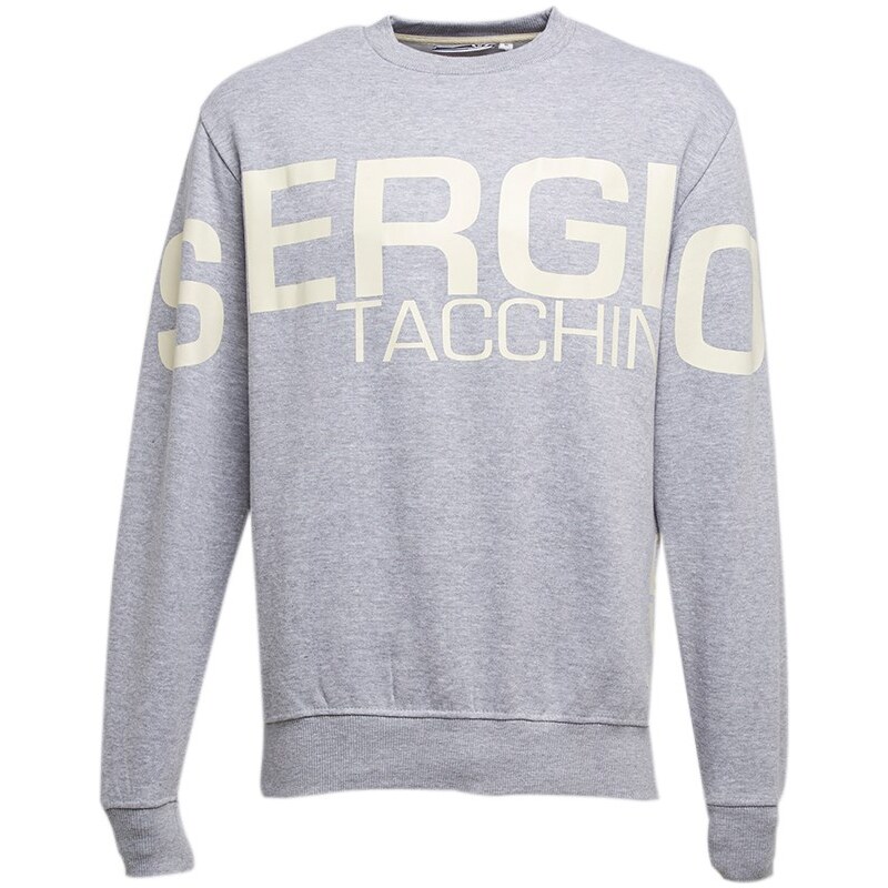 Sergio Tacchini Herren Marzano Logo Crew Neck Sweatshirt Grau