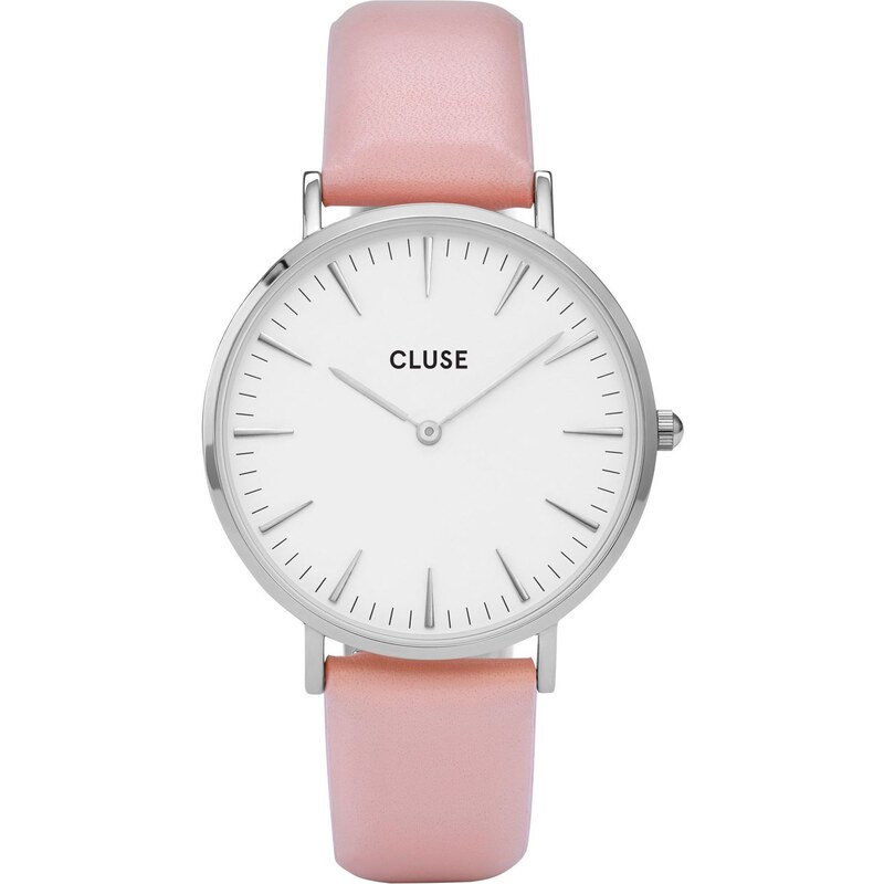 Cluse La Bohème Silver White Pink Damenuhr CL18214