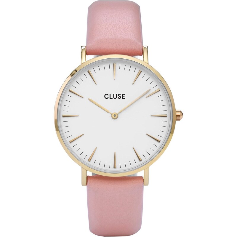Cluse La Bohème Gold White Pink Damenuhr CL18410