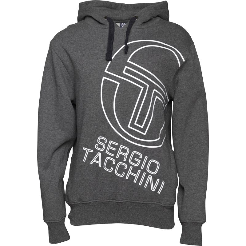 Sergio Tacchini Herren Stackhouse Logo Kapuzentop Grau