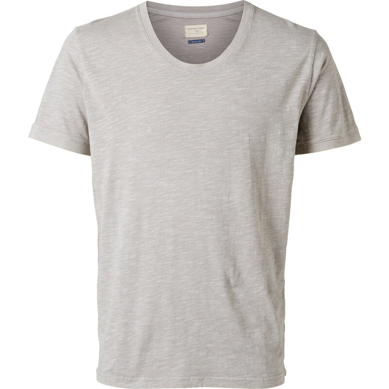Selected SHNFade O-Neck T-Shirt flint gray