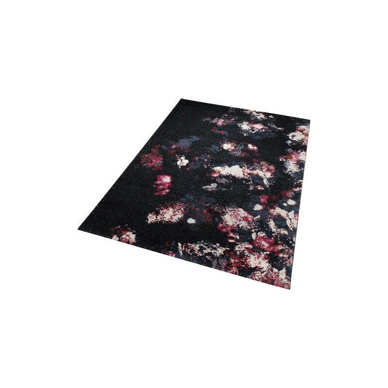 Teppich Nocturnal Flowers gewebt Esprit schwarz 2 (B/L: 80x150 cm),3 (B/L: 120x170 cm),31 (B/L: 133x200 cm),4 (B/L: 160x225 cm),6 (B/L: 200x290 cm)