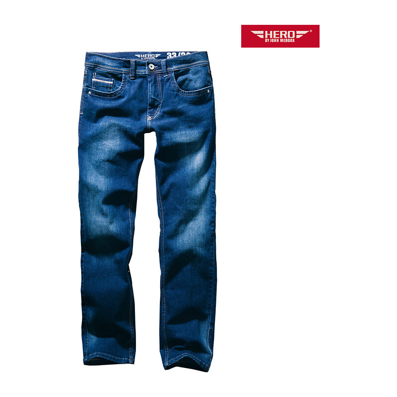 Hero Slim Straight Fit-Jeans Portland Dark-Blue - W32-L34