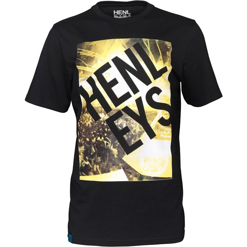 Henleys Herren Unable T-Shirt Schwarz