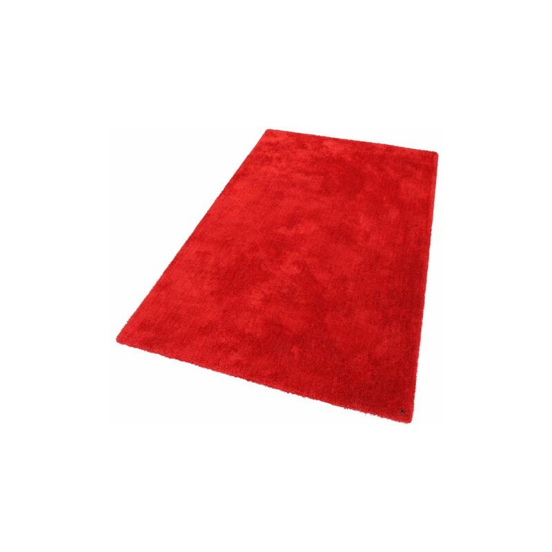 Hochflor-Teppich Soft Höhe 30 mm handgearbeitet Tom Tailor rot 1 (B/L: 50x80 cm),2 (B/L: 65x135 cm),3 (B/L: 140x200 cm),5 (B/L: 190x190 cm),6 (B/L: 190x290 cm)