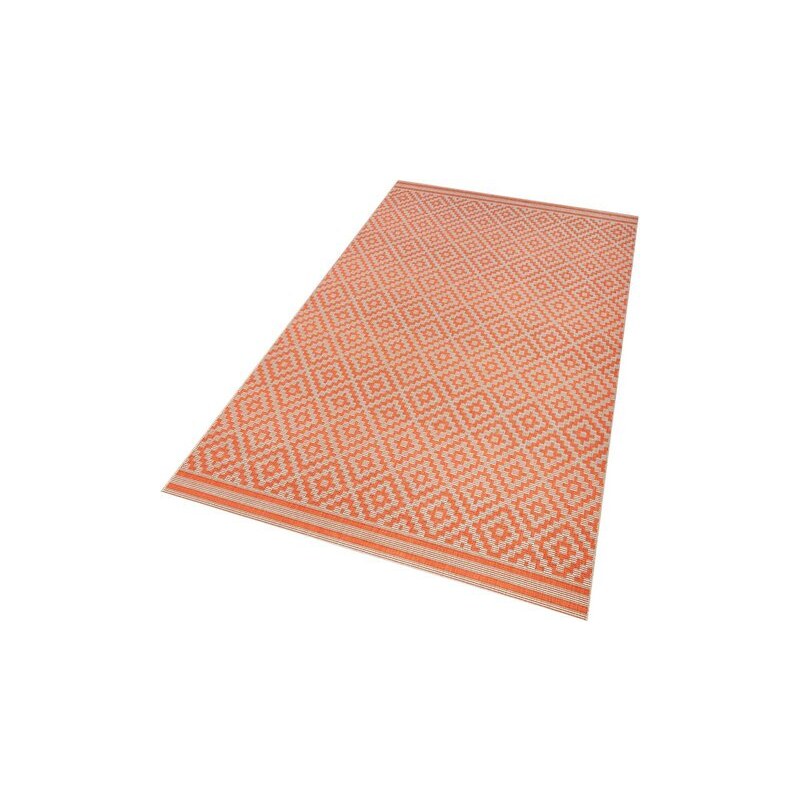 BOUGARI Teppich bougari Raute In- und Outdoorgeeignet Sisaloptik orange 2 (B/L: 80x150 cm),3 (B/L: 140x200 cm),4 (B/L: 160x230 cm),6 (B/L: 200x290 cm)