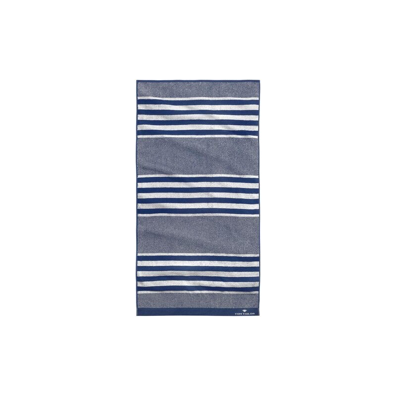 Badetuch Sprint mit Streifen Tom Tailor blau 1x 70x140 cm
