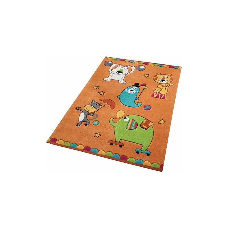 Kinder-Teppich Smart Kids Little Artists handgetuftet SMART KIDS orange 3 (B/L: 110x170 cm),31 (B/L: 130x190 cm),4 (B/L: 150x220 cm)