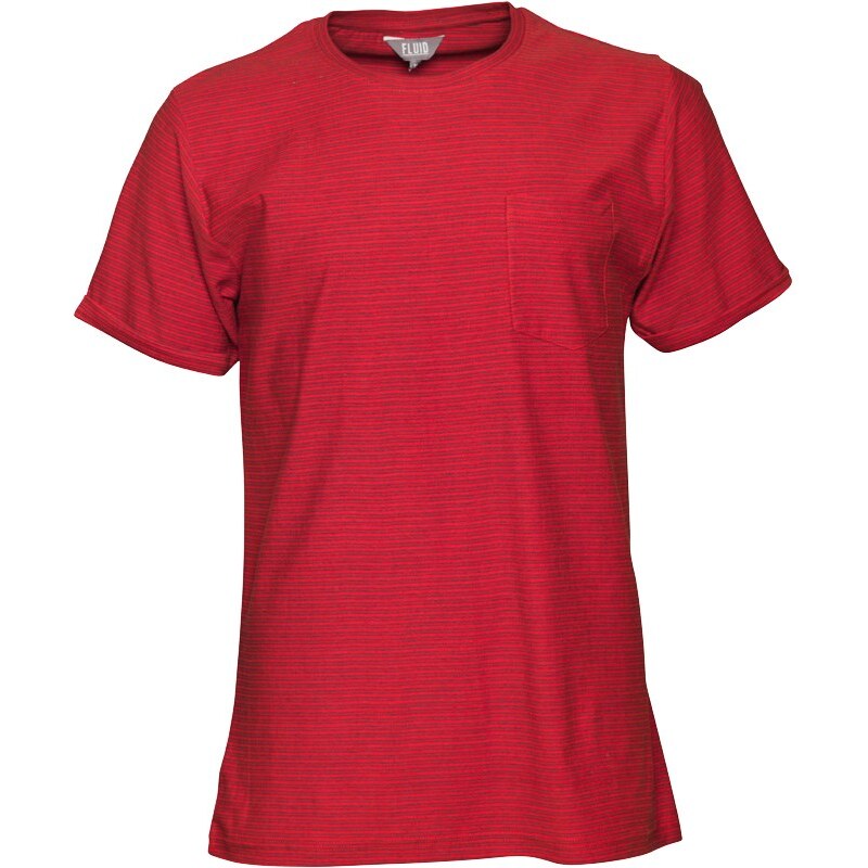 Fluid Herren T-Shirt Rot