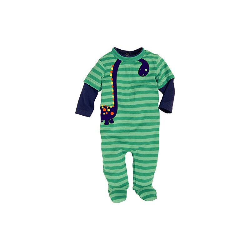 Schnizler Unisex Baby Schlafstrampler Schlafanzug Dino, Oeko Tex Standard 100