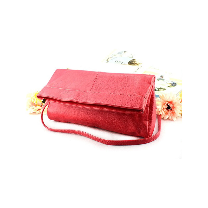 Lesara Handtasche im Klapp-Design - Rot