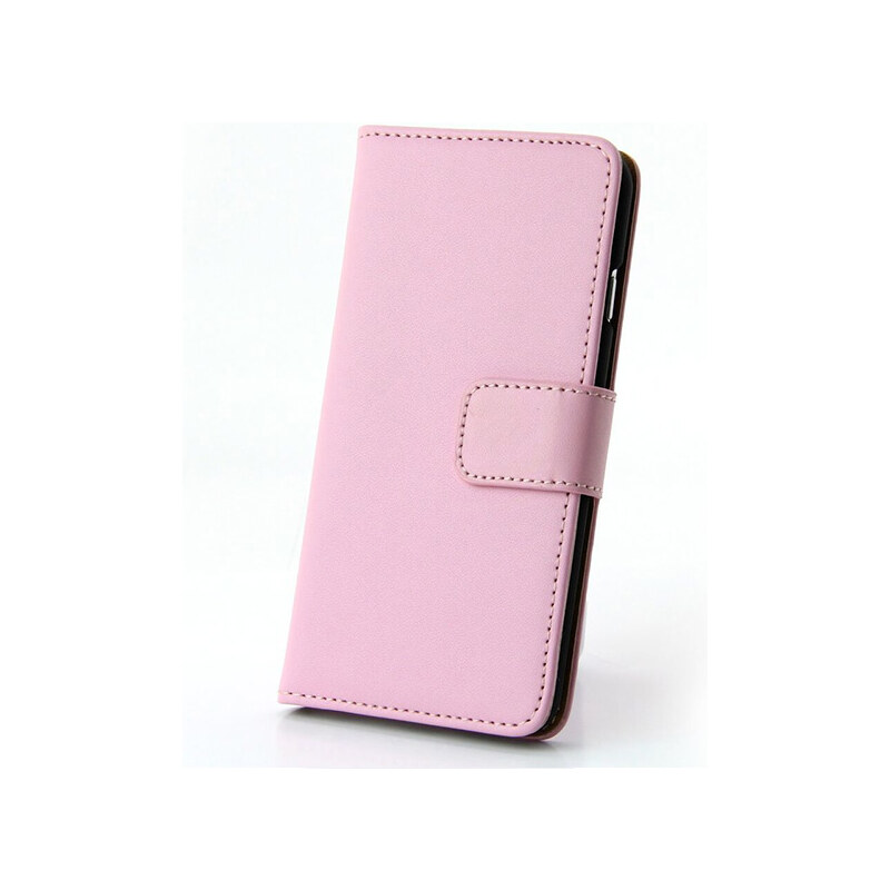 Lesara Schutzhülle für Apple iPhone 5 in Leder-Optik - Pink