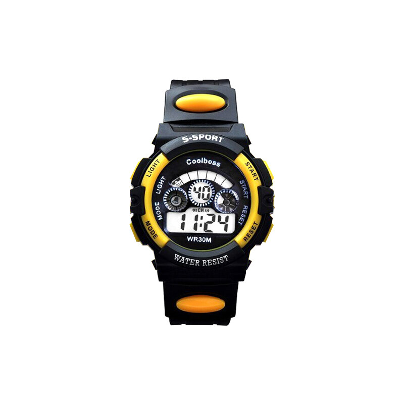 Lesara Digitale Armbanduhr mit LED-Anzeige - Gelb