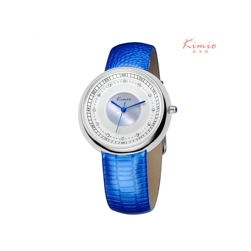 Lesara Armbanduhr mit Strass - Blau