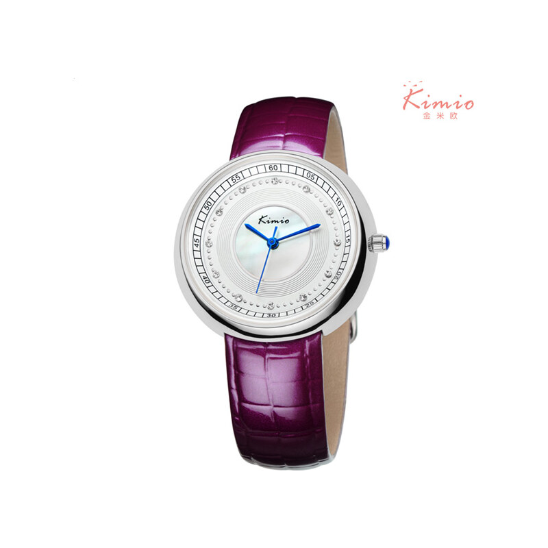 Lesara Armbanduhr mit Strass - Violett