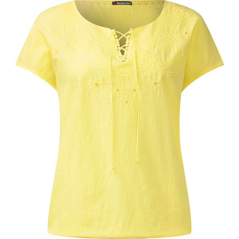 Street One Ärmelloses Shirt Colleen - citro yellow, Damen