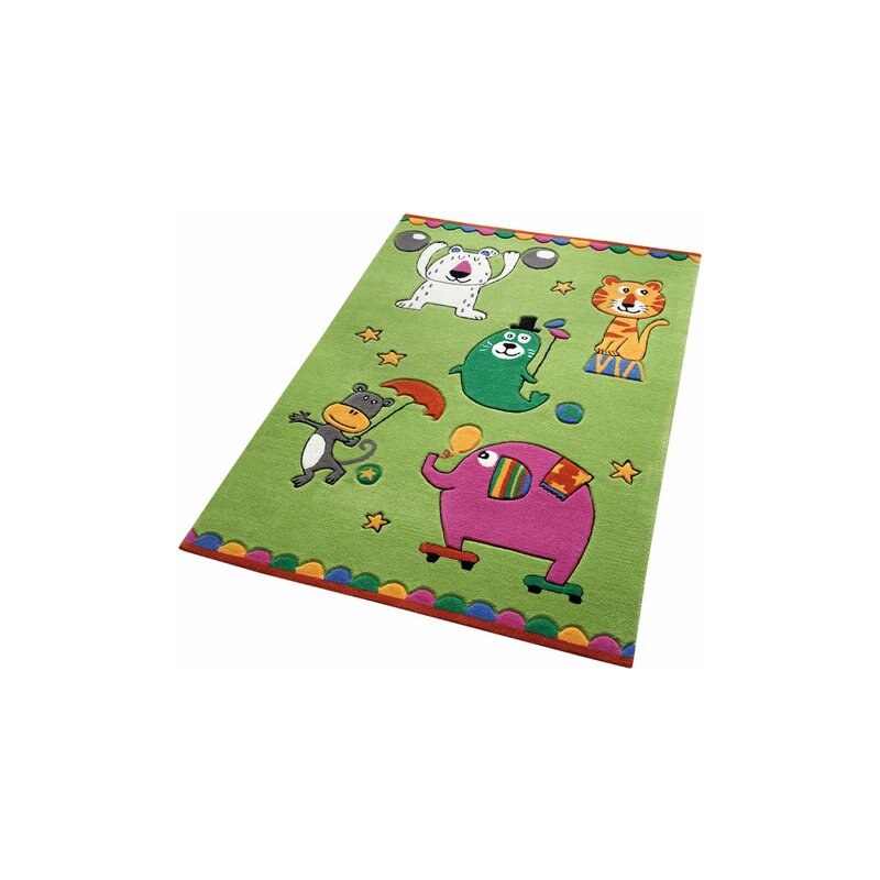 Kinder-Teppich Smart Kids Little Artists handgetuftet SMART KIDS grün 3 (B/L: 110x170 cm),31 (B/L: 130x190 cm),4 (B/L: 150x220 cm)