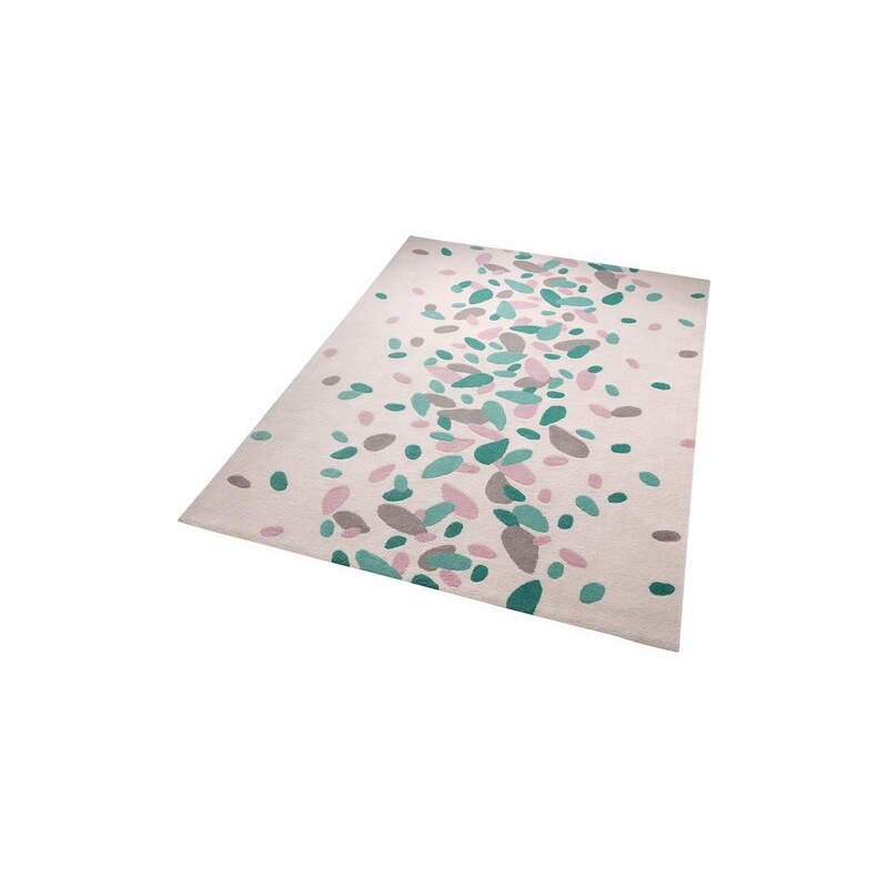 Esprit Teppich Petals handgetuftet grün 3 (B/L: 120x180 cm),4 (B/L: 170x240 cm),44 (B/L: 140x200 cm),5 (B/L: 200x200 cm),6 (B/L: 200x300 cm)