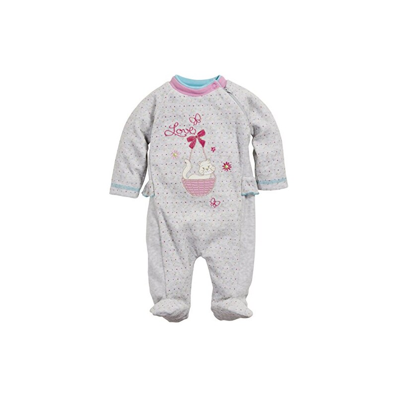 Schnizler Baby - Mädchen Schlafstrampler Schlafanzug Nicki Love, Oeko Tex Standard 100