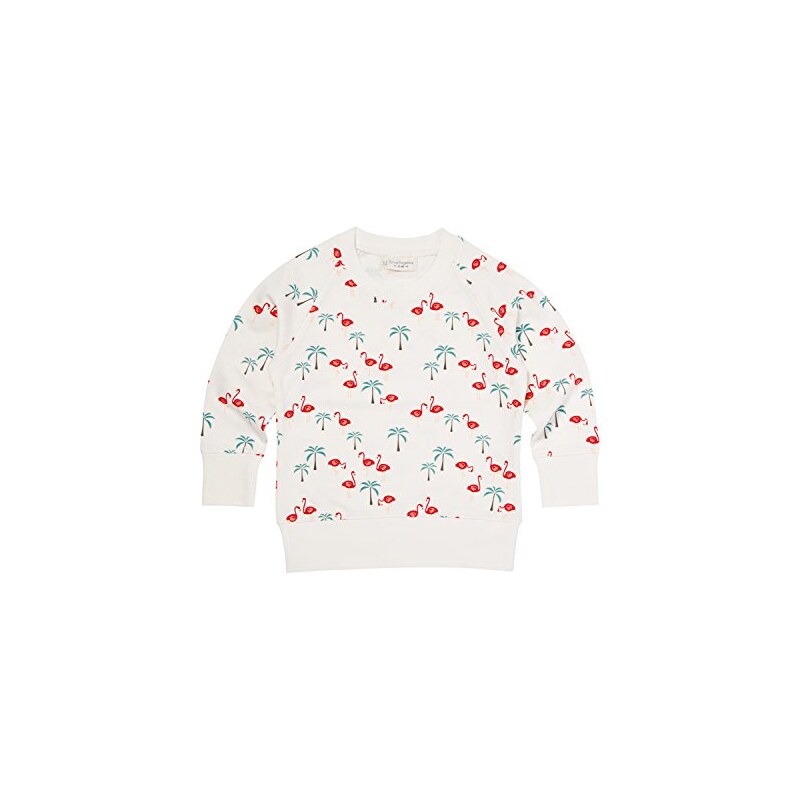 Sense Organics Mädchen Sweatshirt Taio Sweatshirt Flamingos & Palmen