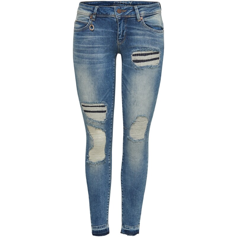 ONLY Skinny Fit Jeans Coral sl repair ankle