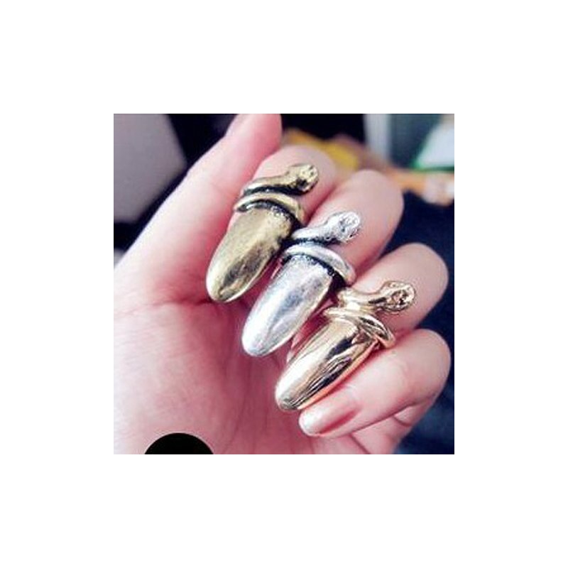sammydress Fashion and Stylish Nail Shape Alloy Finger Ring