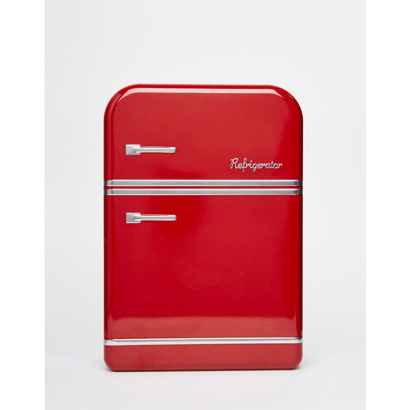 Temerity Jones - Rote Brotdose in Kühlschrankform - Mehrfarbig
