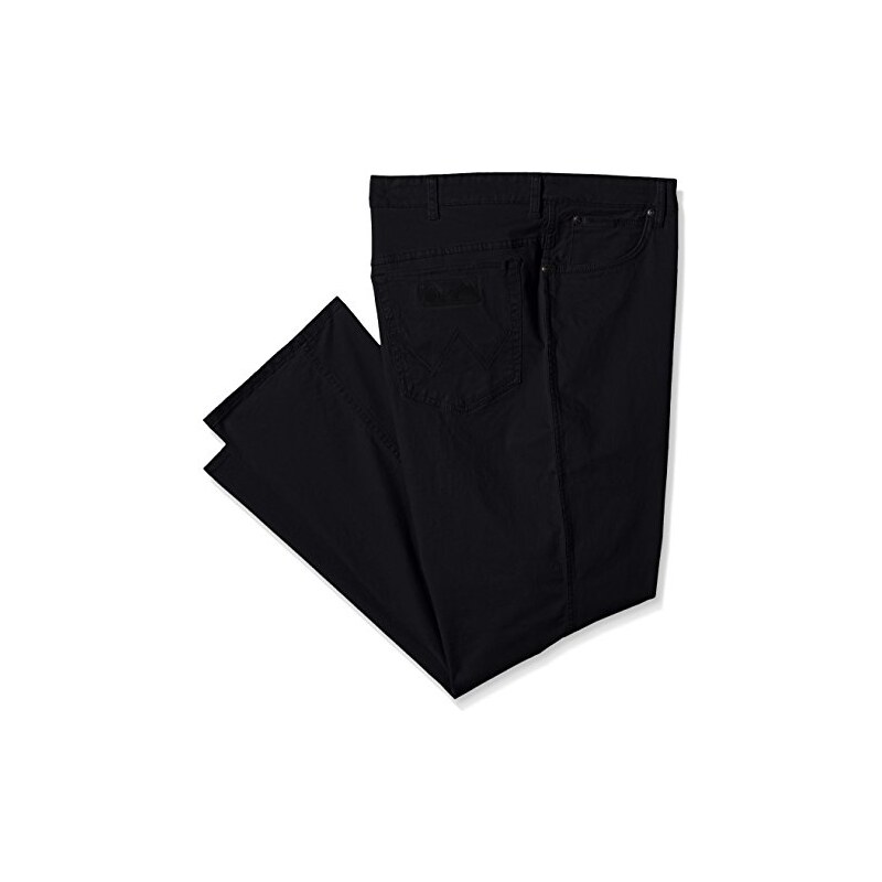 Wrangler Herren, Straight Leg, Jeans, Texas Stretch, GR. W35/L30 (Herstellergröße: W35/L30), Schwarz (Black)