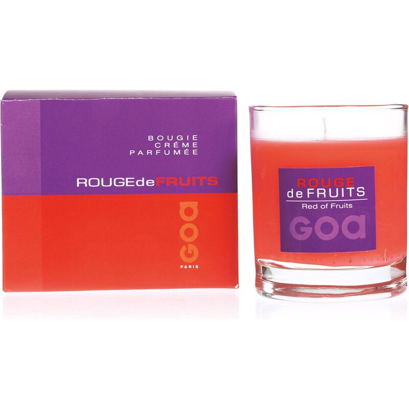 GOA Parfum de maison crème de fruits - Parfümierte Kerze - rot