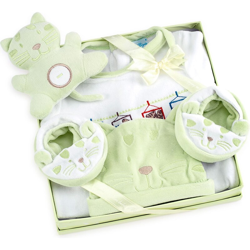Les Bébés d Elysea Geburtsgeschenkset - grün