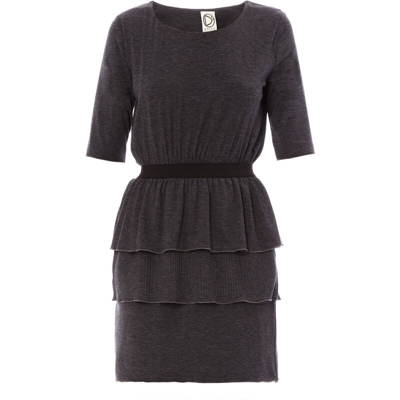 Dress Gallery Origami - Kleid mit geradem Schnitt - grau und schwarz